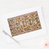 Sistine Chapel Ceiling door Michelangelo Buonarrot Rechthoekige Sticker (Envelop)