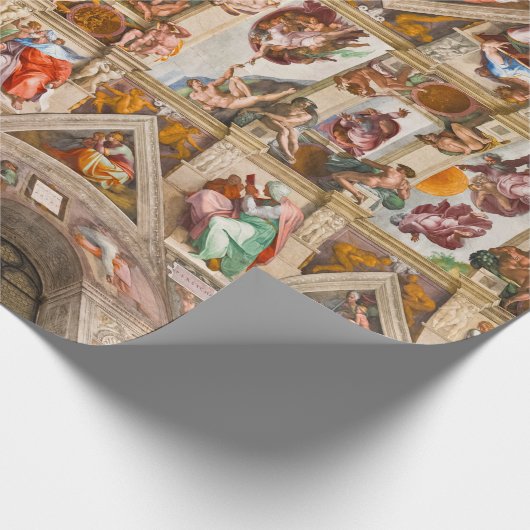 Sistine Chapel Ceiling door Michelangelo Cadeaupapier (Hoek)