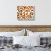 Sistine Chapel Ceiling door Michelangelo Canvas Afdruk (Insitu (Slaapkamer))