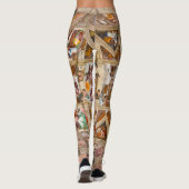 Sistine Chapel Ceiling door Michelangelo Leggings (Achterkant)