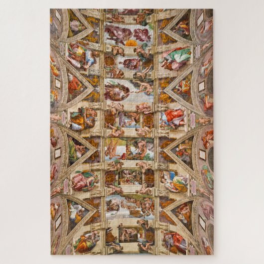 Sistine Chapel Ceiling door Michelangelo Legpuzzel (Verticaal)
