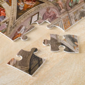 Sistine Chapel Ceiling door Michelangelo Legpuzzel (Zijkant)