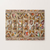 Sistine Chapel Ceiling door Michelangelo Legpuzzel (Horizontaal)