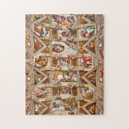 Sistine Chapel Ceiling door Michelangelo Legpuzzel (Verticaal)