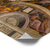 Sistine Chapel Ceiling door Michelangelo Poster (Hoek)