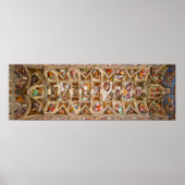 Sistine Chapel Ceiling door Michelangelo Poster (Voorkant)