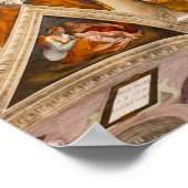 Sistine Chapel Ceiling door Michelangelo Poster (Hoek)