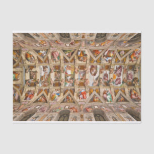 Sistine Chapel Ceiling door Michelangelo Tissuepapier
