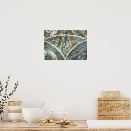 Sistine Chapel Ceiling: Haman Poster (Keuken)