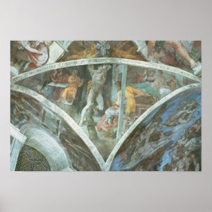 Sistine Chapel Ceiling: Haman Poster