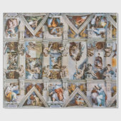Sistine Chapel Ceiling Michelangelo Cadeaupapier (Vlak)