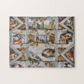Sistine Chapel Ceiling Michelangelo Legpuzzel (Horizontaal)
