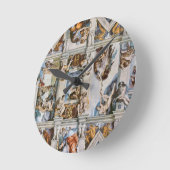 Sistine Chapel Ceiling Michelangelo Ronde Klok (Hoek)
