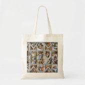 Sistine Chapel Ceiling Michelangelo Tote Bag (Voorkant)
