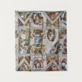 Sistine Chapel Ceiling Michelangelo Wandkleed (Voorkant)