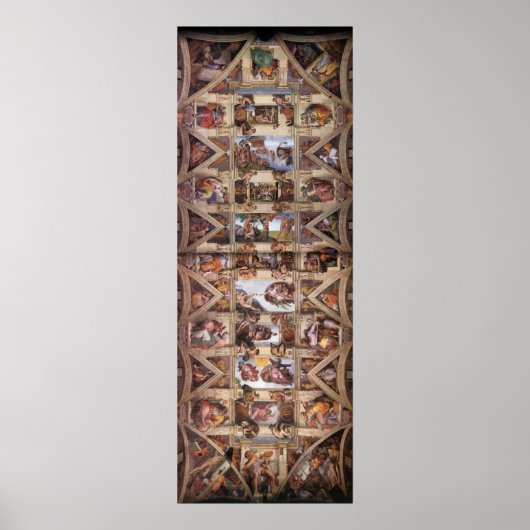 Sistine Chapel Ceiling Poster (Voorkant)