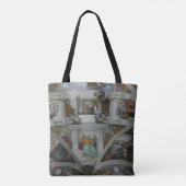 Sistine Chapel Ceiling, Rome Italië (wearable art! Tote Bag (Achterkant)