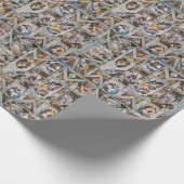 Sistine Chapel Ceiling Vatican City Michelangelo Cadeaupapier (Hoek)