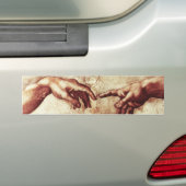 Sistine Chapel Creation of Adam Bumpersticker (Op auto)