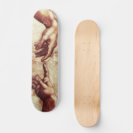 Sistine Chapel Creation of Adam Skateboard Pro (Voorkant)