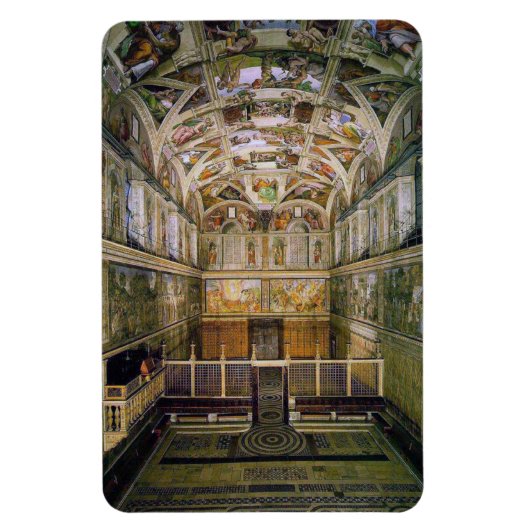 sistine chapel dak magneet (Verticaal)