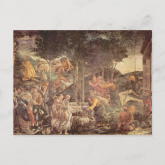 Sistine Chapel - De jeugd van Mozes Briefkaart
