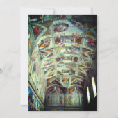sistine chapel feestdagenkaart (Voorkant)