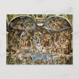 Sistine Chapel: Het laatste arrest, 1538-41 Briefkaart