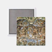 Sistine Chapel: Het laatste arrest, 1538-41 Magneet (Voorkant / Achterkant)