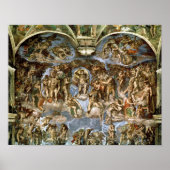 Sistine Chapel: Het laatste arrest, 1538-41 Poster (Voorkant)