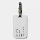 Sistine Chapel Michelangelo - Vaticaan, Rome, Ital Bagagelabel (Achterkant verticaal)