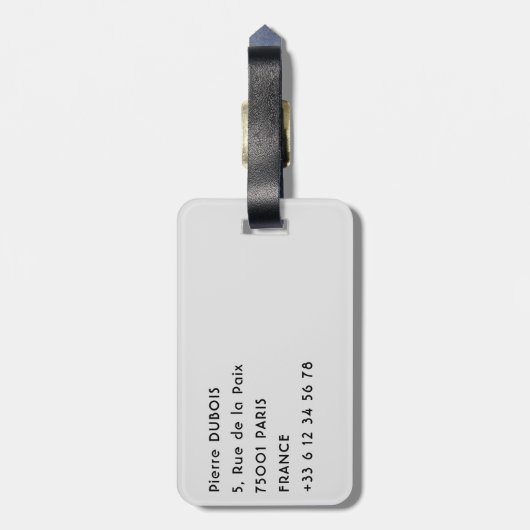 Sistine Chapel Michelangelo - Vaticaan, Rome, Ital Bagagelabel (Achterkant verticaal)