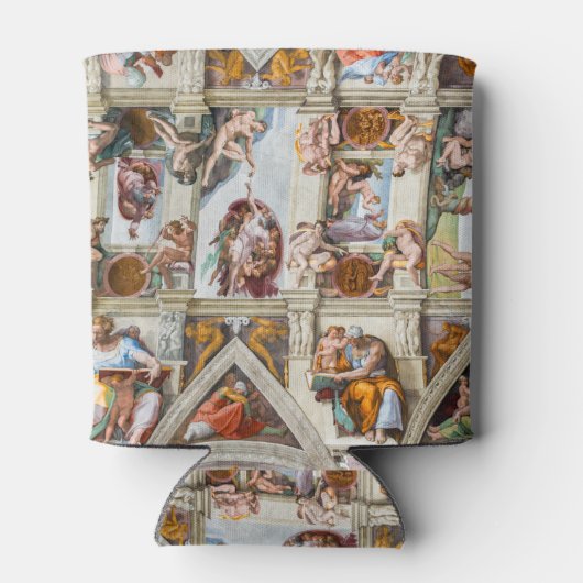 Sistine Chapel Michelangelo - Vaticaan, Rome, Ital Blikjeskoeler (Achterkant)