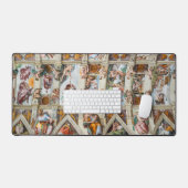 Sistine Chapel Michelangelo - Vaticaan, Rome, Ital Bureaumat (Keyboard & Muis)