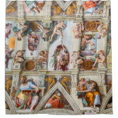 Sistine Chapel Michelangelo - Vaticaan, Rome, Ital Douchegordijn (Voorkant)