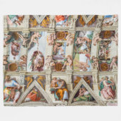 Sistine Chapel Michelangelo - Vaticaan, Rome, Ital Fleece Deken (Voorkant (Horizontaal))