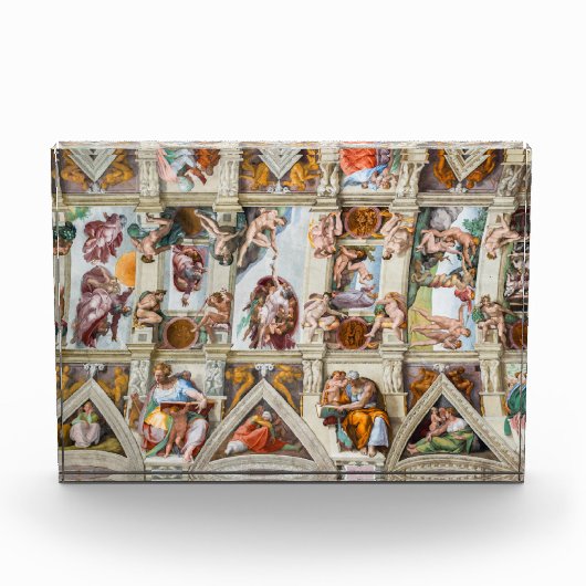 Sistine Chapel Michelangelo - Vaticaan, Rome, Ital Fotoblokken (Voorkant)