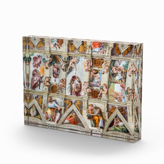 Sistine Chapel Michelangelo - Vaticaan, Rome, Ital Fotoblokken (Rechts)