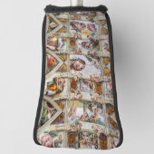 Sistine Chapel Michelangelo - Vaticaan, Rome, Ital Golfheadcover (Draai 90)