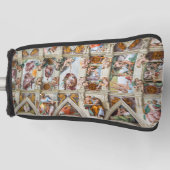 Sistine Chapel Michelangelo - Vaticaan, Rome, Ital Golfheadcover (Voorkant)