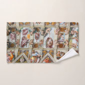 Sistine Chapel Michelangelo - Vaticaan, Rome, Ital Handdoek (Handdoek)
