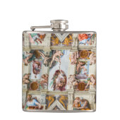 Sistine Chapel Michelangelo - Vaticaan, Rome, Ital Heupfles (Voorkant)