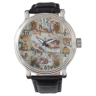 Sistine Chapel Michelangelo - Vaticaan, Rome, Ital Horloge