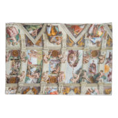 Sistine Chapel Michelangelo - Vaticaan, Rome, Ital Kussensloop (Achterkant)