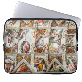 Sistine Chapel Michelangelo - Vaticaan, Rome, Ital Laptop Sleeve