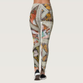 Sistine Chapel Michelangelo - Vaticaan, Rome, Ital Leggings (Achterkant)
