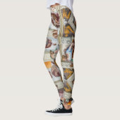 Sistine Chapel Michelangelo - Vaticaan, Rome, Ital Leggings (Links)