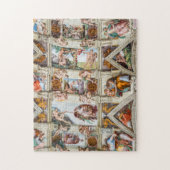 Sistine Chapel Michelangelo - Vaticaan, Rome, Ital Legpuzzel (Verticaal)