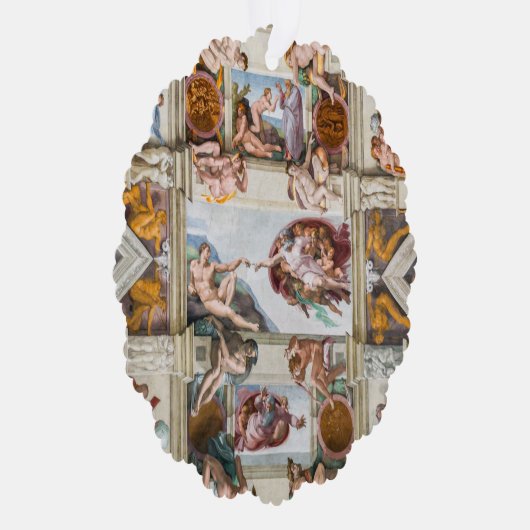 Sistine Chapel Michelangelo - Vaticaan, Rome, Ital Ornament Kaart (Rechts)