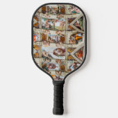 Sistine Chapel Michelangelo - Vaticaan, Rome, Ital Pickleball Paddle (Achterkant)